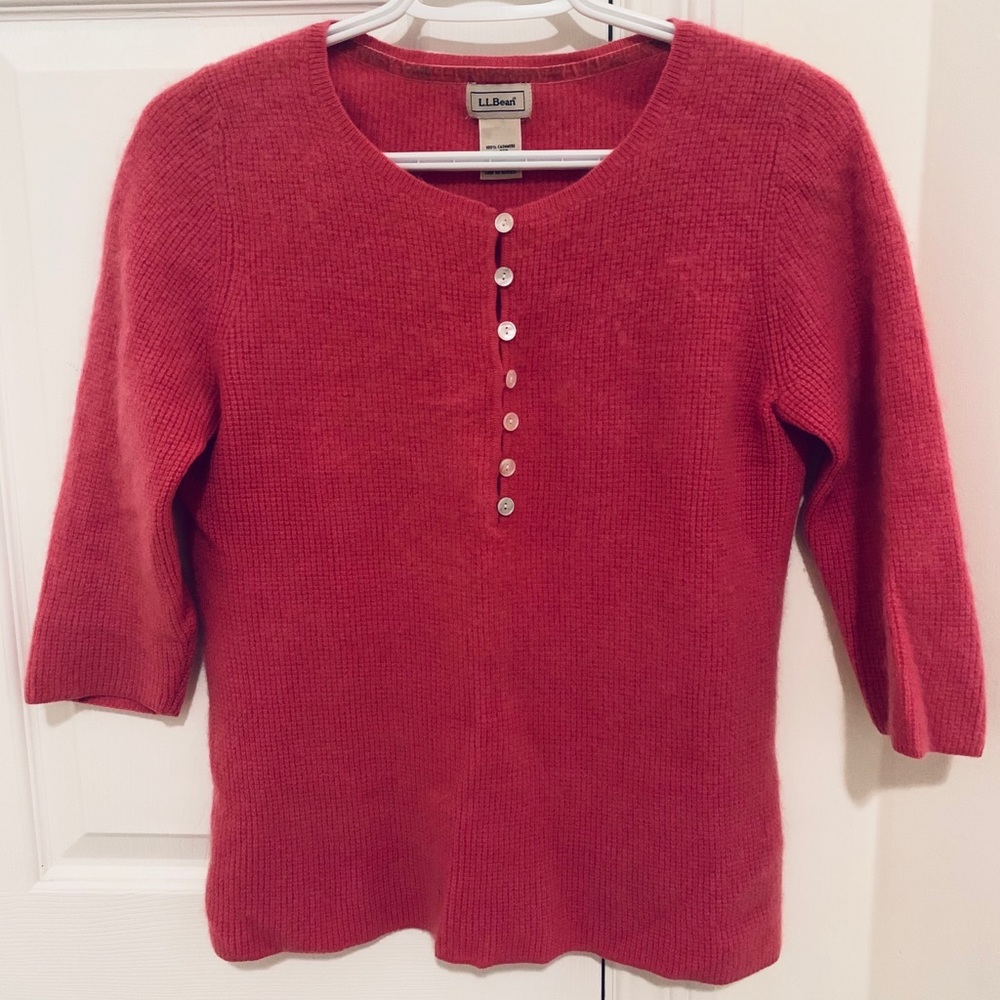 Vintage pink cashmere sweater
